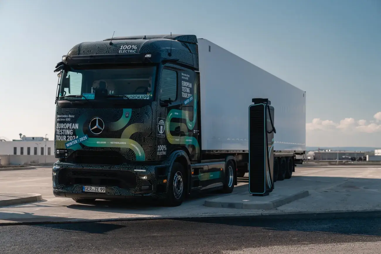 Mercedes Ciężarówka Elektryczna